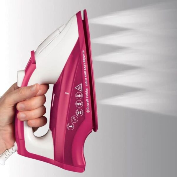 Fer à Repasser RUSSELL HOBBS Light&Easy Brights Berry 2400Watts - Rose – Image 2
