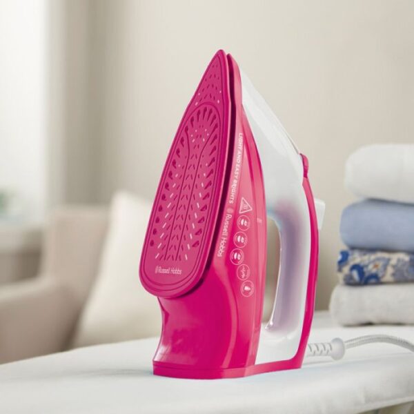 Fer à Repasser RUSSELL HOBBS Light&Easy Brights Berry 2400Watts - Rose – Image 4