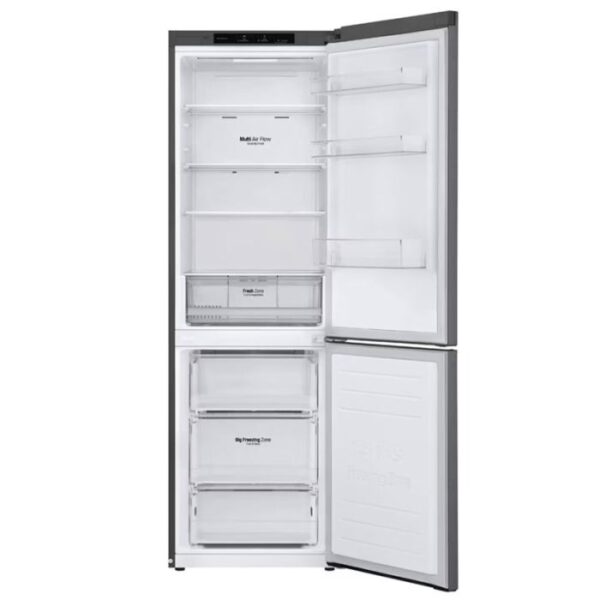 Réfrigérateur Combiné LG GR-B459NLLM 374Litres NoFrost - Platinum Silver – Image 2